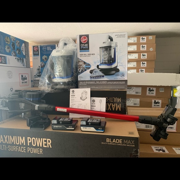 Bundle of 2 HOOVER ONE POWER  1 CORDLESS BLADE VACUUM AND1  SPOTLESS GO GLEANER - Picture 11 of 16